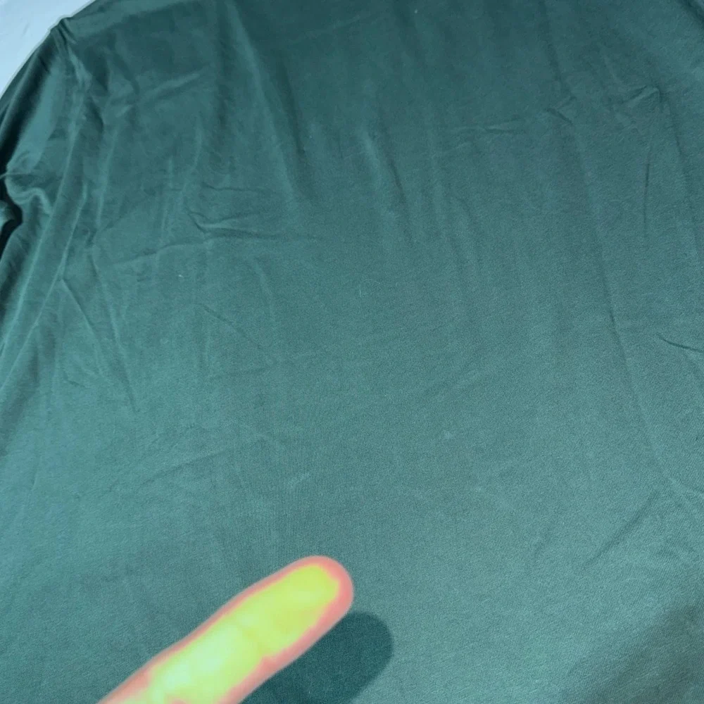 Wrangler Riggs Workwear Mens 3XT Green Long Sleeve Pocket T-Shirt Cotton READ - Picture 8 of 11